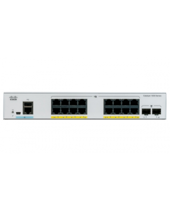 CISCO Catalyst 1000 16-Port Gigabit data-only 2 x 1G SFP Uplinks LAN Base with external power supply