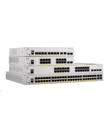 CISCO Catalyst 1000 24-Port Gigabit PoE+ PoE Budget 195W 4 x 1G SFP Uplinks LAN Base