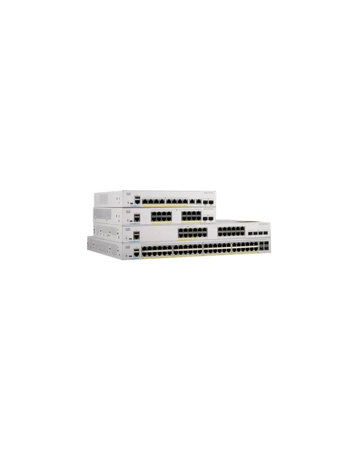 CISCO Catalyst 1000 48-Port Gigabit PoE+ PoE Budget 370W 4 x 1G SFP Uplinks LAN Base główny