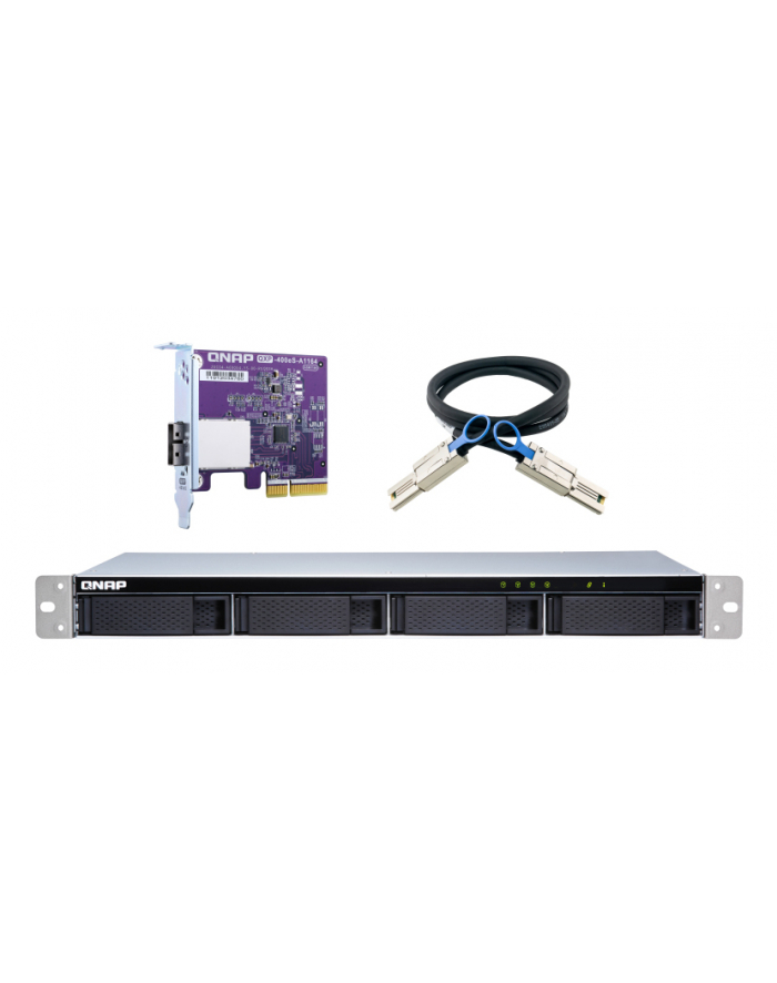 qnap systems QNAP TL-R400S 4-bay 1U rackmount SATA JBOD expansion unit główny