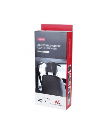 MACLEAN MC-870 Universal Car Hanger For Headrest Seat Bracket Car Coat Hanger Black
