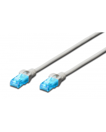 DIGITUS Kabel krosowy CAT 5e U-UTP PCW AWG 26/7 długość 3 m kolor biały