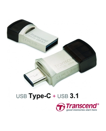 TRANSCEND 128GB USB3.0 Pen Drive OTG Type A&C Silver nr 2