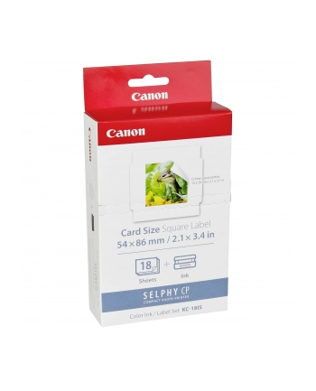 CANON KC-18IS card size, square label nr 2