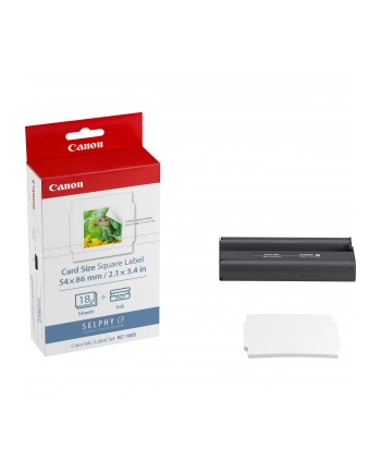 CANON KC-18IS card size, square label nr 1