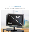 KENSINGTON Privacy Plg 60,9cm 24inch Wide 16:9 - nr 10