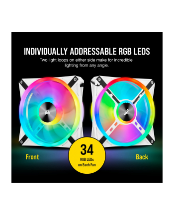 CORSAIR iCUE QL140 RGB 140mm White Single Fan