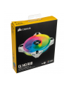 CORSAIR iCUE QL140 RGB 140mm White Single Fan - nr 96