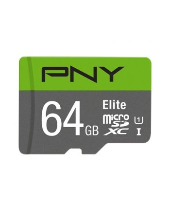 pny Karta pamięci MicroSDXC Elite 64GB P-SDUX64U185GW-GE nr 2