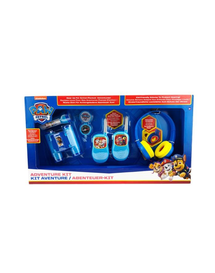 ekids Psi Patrol Zestaw przygoda 5w1: latarka, kompas, lornetka, walkie talkie, słuchawki  PW-V302 główny