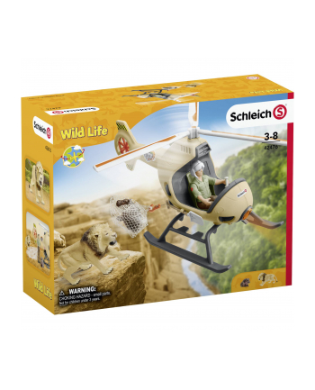 Schleich 42476 Helikopter ratunkowy dla zwierząt Wild Life