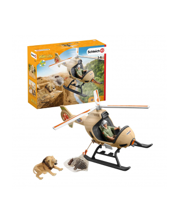 Schleich 42476 Helikopter ratunkowy dla zwierząt Wild Life