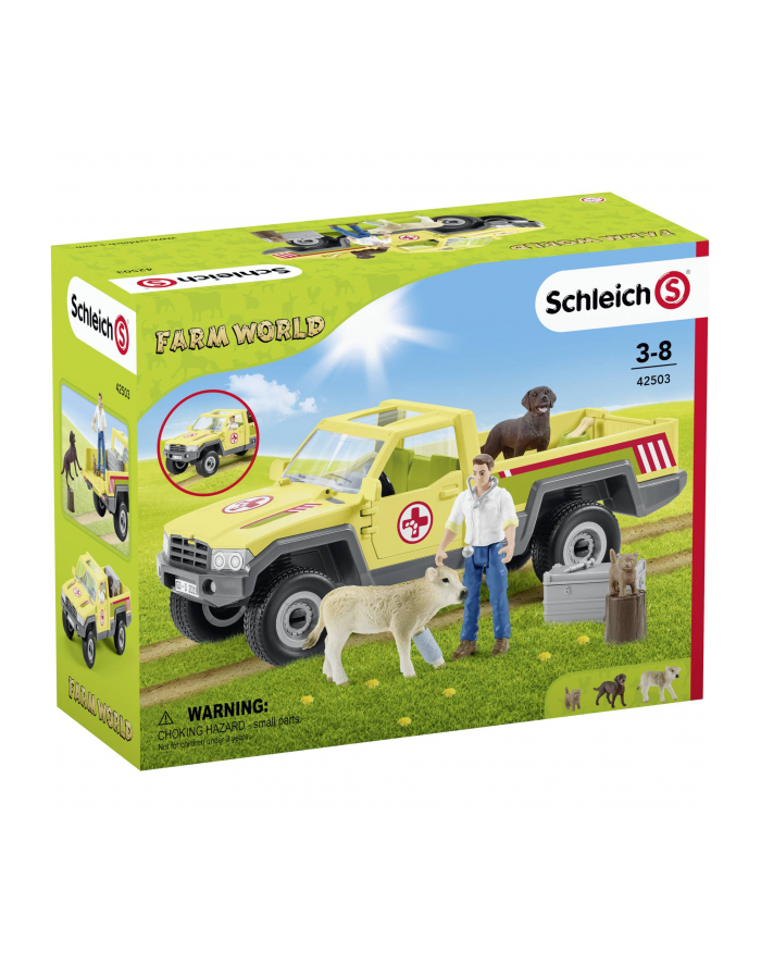 Schleich 42503 Samochód weterynarza na farmie główny