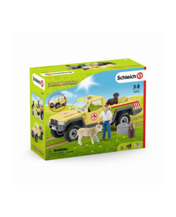 Schleich 42503 Samochód weterynarza na farmie