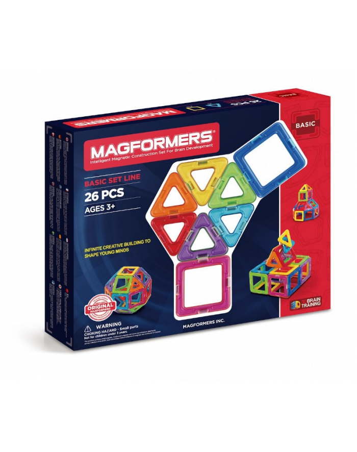 dante MAGFORMERS Klocki Basic 26el 701004 główny