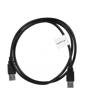 lanberg Kabel USB-A M/M 2.0 1.0m Czarny