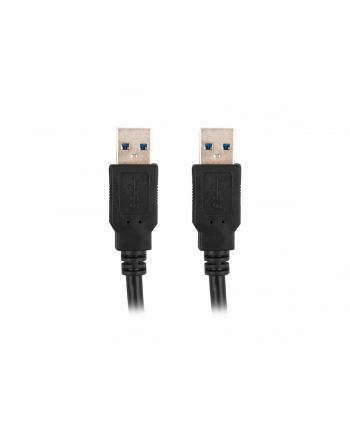 lanberg Kabel USB-A M/M 3.0 0.5m Czarny