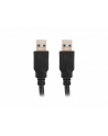 lanberg Kabel USB-A M/M 3.0 1.8m Czarny - nr 2