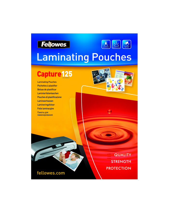 fellowes Folie do laminacji 125mik 83x113 mm, 100 sztuk główny