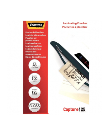 fellowes Folie do laminacji 125mik A6, 100 sztuk nr 1
