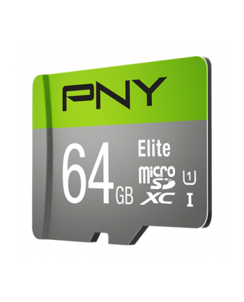 pny Karta pamięci MicroSDXC Elite 64GB P-SDUX64U185GW-GE