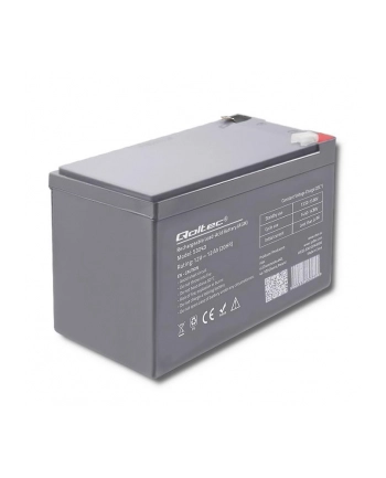 qoltec Akumulator AGM 12V | 12Ah nr 2