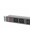 lanberg Listwa zasilająca Rack PDU 19 cali 1U 16A 2X C19 8X IEC C13 - nr 17