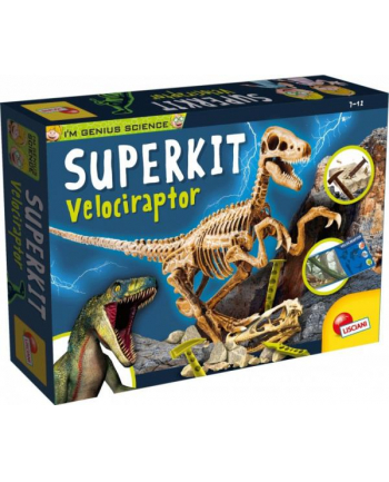 lisciani giochi I'm a Genius Velociraptor Super kit 80632 LISCIANI