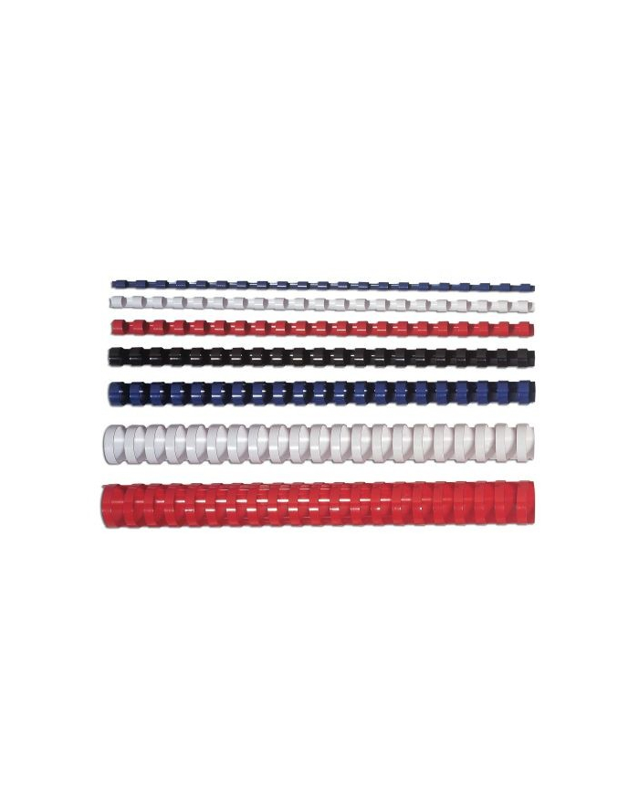 fellowes Grzbiet plastikowy okrągły 25mm czarny, 50 sztuk główny