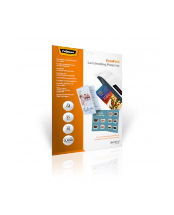 fellowes Folie do laminacji -Łatwo złóż 80 mik - A3, 25 sztuk