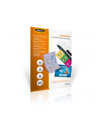 fellowes Folie do laminacji matowe 80 mik - A3, 25 sztuk nr 2