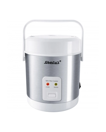 Steba mini rice cooker RK 4 M (stainless steel / white, 0.9 liters) nr 2