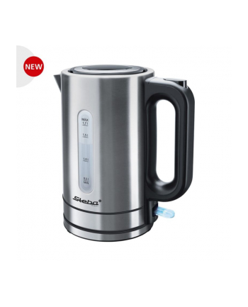 Steba WK 20 Inox, kettle (inox / black, 1.7 liters)