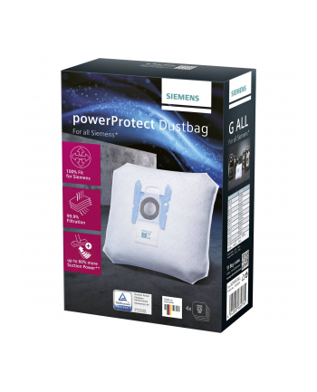 Siemens dust bag (4 + 1) type G ALL VZ41FG - PowerProtect not for VS08, VS01