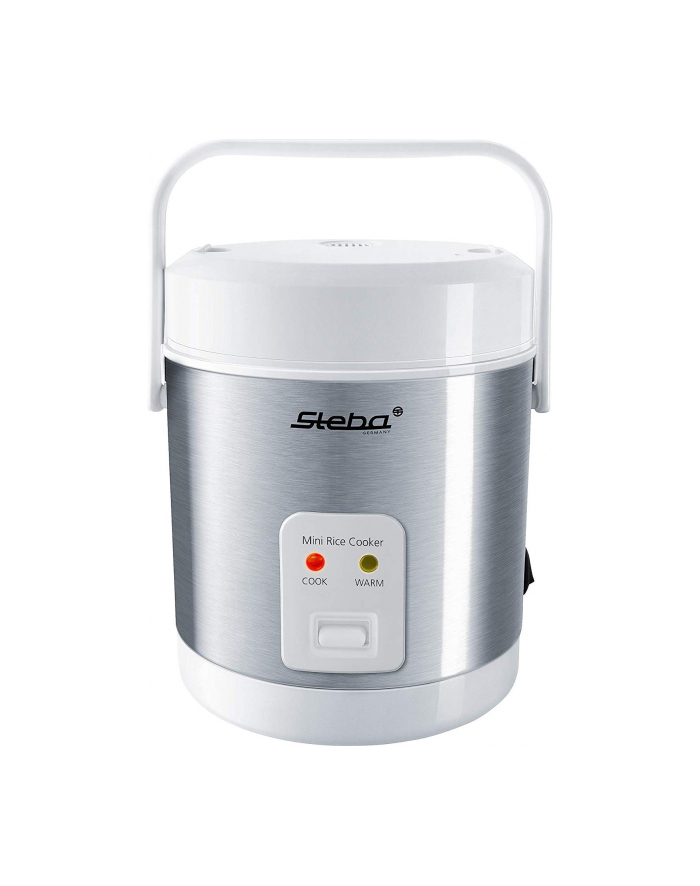 Steba mini rice cooker RK 4 M (stainless steel / white, 0.9 liters) główny