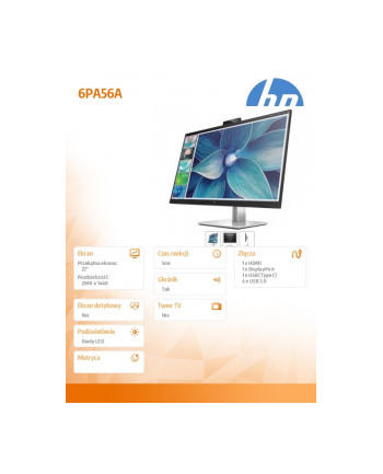 hp inc. Monitor  E27d G4 QHD Advanced Docking  6PA56AA