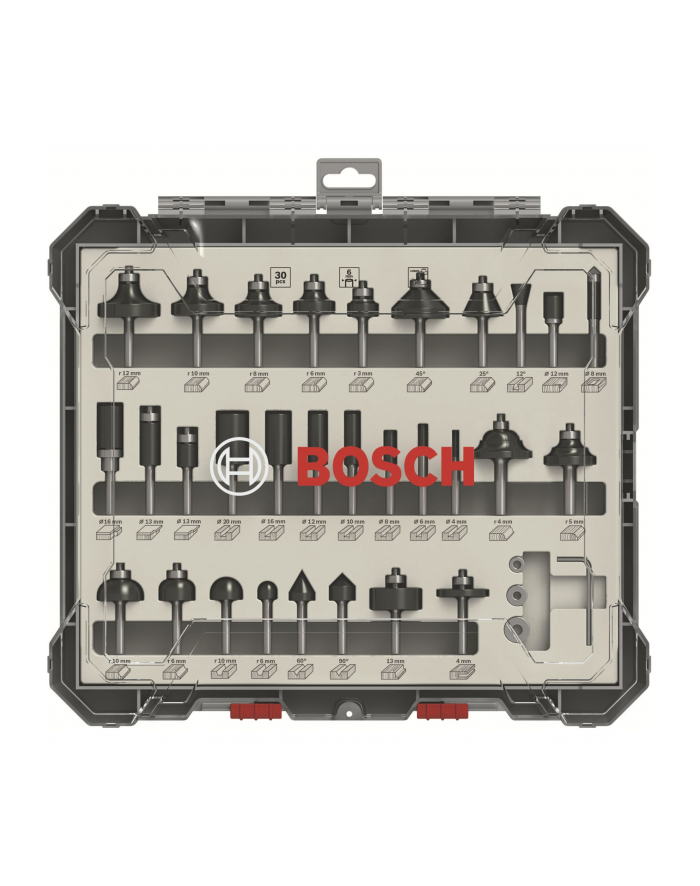 bosch powertools Bosch cutter set 30 pcs Mixed 6mm shank - 2607017474 główny
