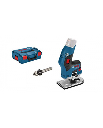bosch powertools Bosch cordless edge router GKF 12V 8 Professional solo, 18 Volt, milling machine (blue / black, L-BOXX, without battery and charger)