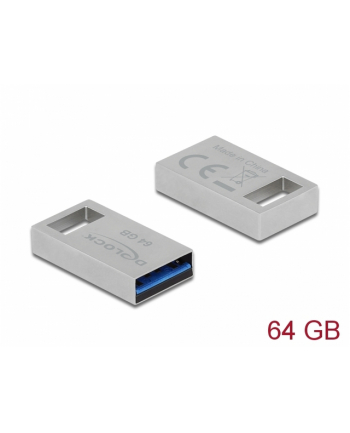 delock Pendrive 64GB USB 3.0 micro Metalowa obudowa