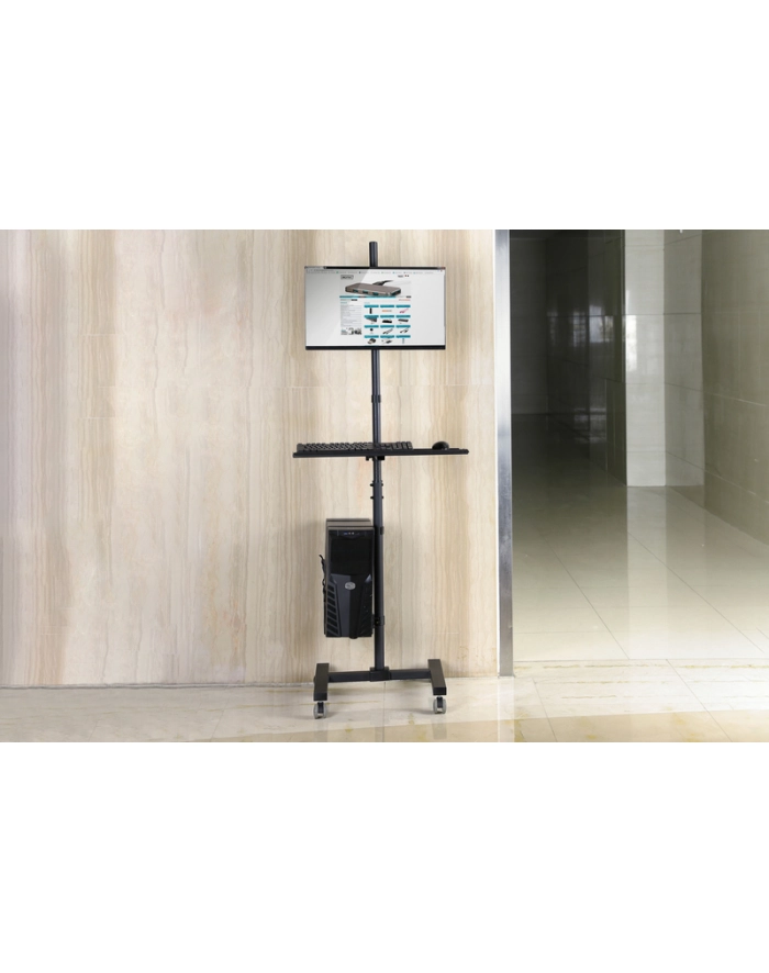 digitus Mobilna stacja robocza, 1xLCD + klawiatura, max. 32 cale główny