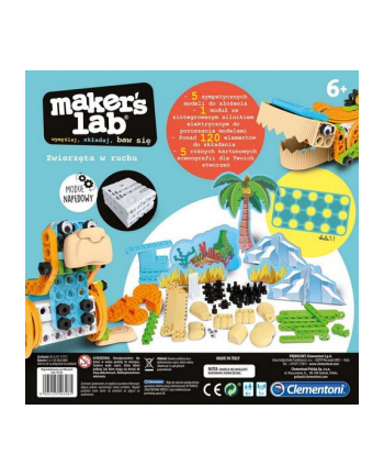 Clementoni Maker's Lab Zabawne zwierzęta 50326