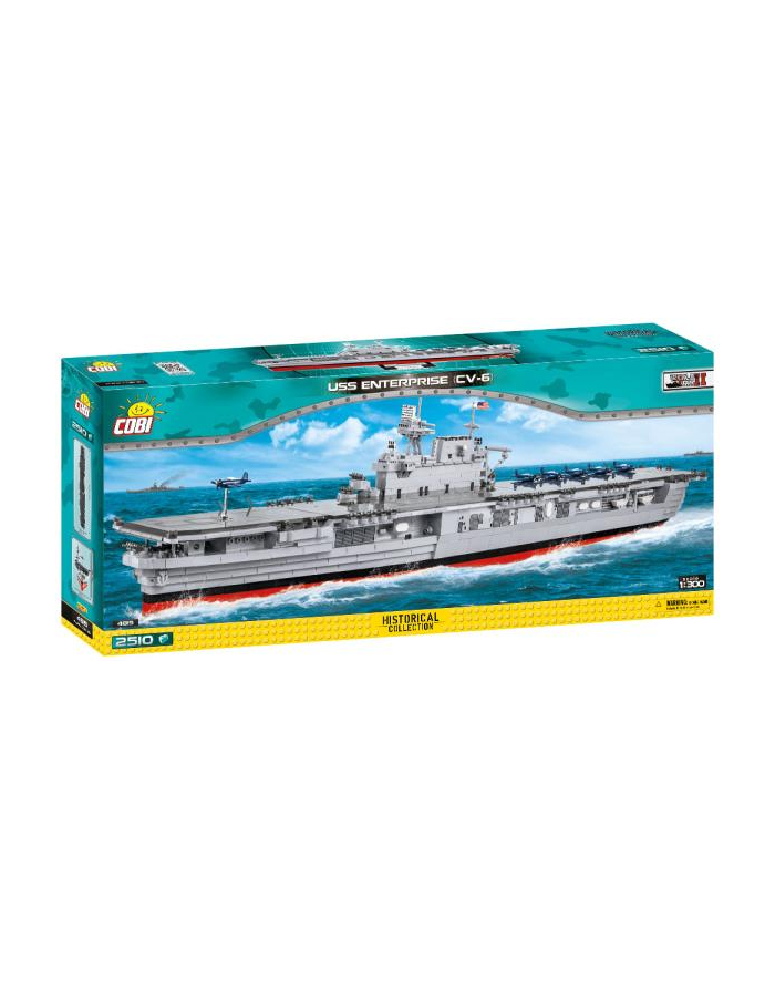 COBI 4815 Historical Collection WWII USS ENTERPRISE 2510kl. główny