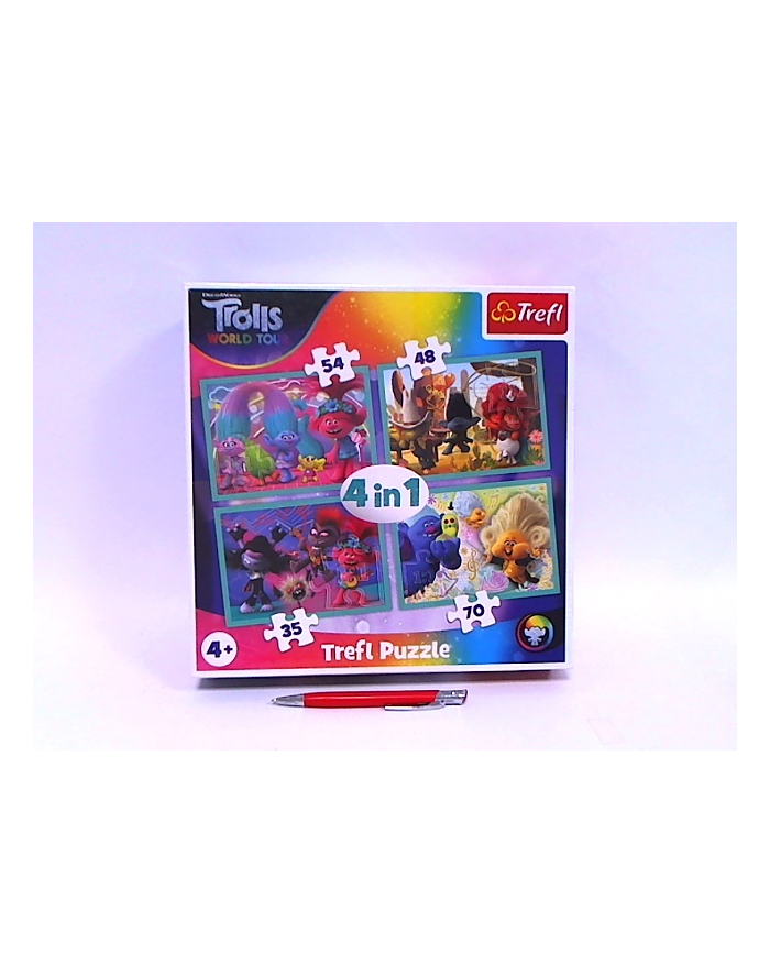 Puzzle 4w1 Trasa koncertowa Troli 34336 TREFL główny