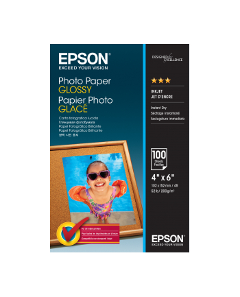 EPSON Papier Photo Glace 200g 10x15 (100f) nr 1