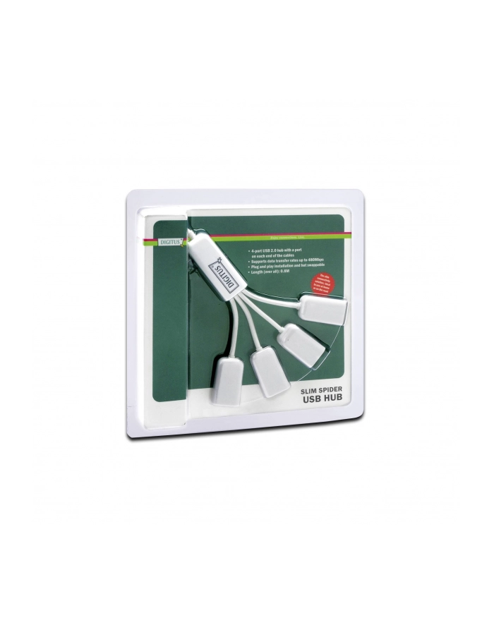Hub USB2.0 4 portowy SlimSpider główny