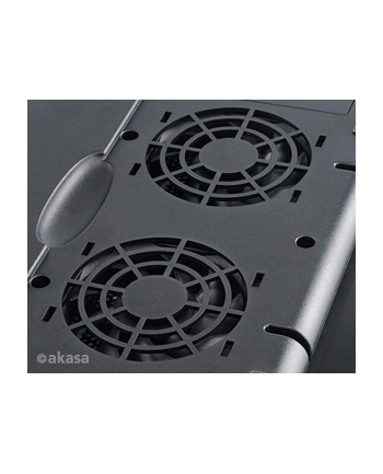 Podstawka do Notebooka chłodząca Notebook Cooler AK-NBC-29BK Echo Black nr 1