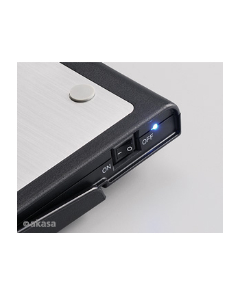 Podstawka do Notebooka chłodząca Notebook Cooler AK-NBC-29BK Echo Black nr 2