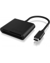 icy box ICYBOX USB 3.0 Card Reader External USB 3.0 Type-C host connection SD 3.0 UHS-I Black - nr 21