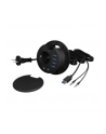 icy box ICYBOX Table Hub 4x USB 3.0 Type-A with Audio in-/output and Schuko Socket CEE 7/3 diameter 80 mm Black - nr 13