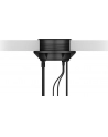 icy box ICYBOX Table Hub 4x USB 3.0 Type-A with Audio in-/output and Schuko Socket CEE 7/3 diameter 80 mm Black - nr 18
